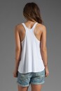 view 2 of 3 V Layering Tank in White