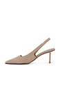 view 5 of 5 G55 SLINGBACK 펌프 in Suede Sand