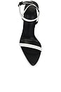 view 4 of 5 Ford Sandal in Noir & Blanc