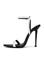 view 5 of 5 Ford Sandal in Noir & Blanc