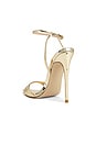 view 3 of 5 GG Heel in Mirrored Gold