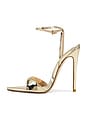 view 5 of 5 GG Heel in Mirrored Gold