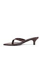 view 5 of 5 Ginza Thong Slipper in Brown Croc