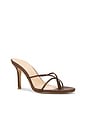 view 2 of 5 Sicilian Sandal in Chocolate