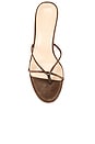 view 4 of 5 Sicilian Sandal in Chocolate