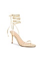 view 2 of 5 x REVOLVE 3.0 Barely There Lace Up Heel in Gold