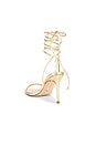 view 3 of 5 x REVOLVE 3.0 Barely There Lace Up Heel in Gold