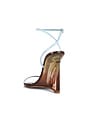 view 3 of 5 x REVOLVE Andx Wedge Sandal in Chocolate Brown & Blue Sorbet