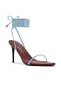 view 2 of 3 x REVOLVE Barely There Lace Up Heel in Burgundy & Blue Sorbet