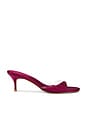 view 1 of 5 Capri Slipper in Wine Satin