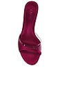 view 4 of 5 Capri Slipper in Wine Satin