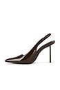 view 5 of 5 ТУФЛИ НА КАБЛУКЕ G63 SLINGBACK in Chocolate Patent