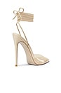 view 3 of 4 Luisa Lace Up Pump in Nude