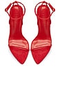 view 4 of 4 Andx Suede Sandal in Red Suede