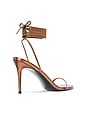 view 3 of 4 3.0 Barely There Lace Up Heel in Bronze