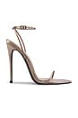 view 1 of 4 Andx Satin Sandal in Taupe Crepe