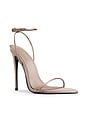 view 2 of 4 Andx Satin Sandal in Taupe Crepe