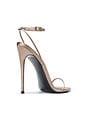 view 3 of 4 Andx Satin Sandal in Taupe Crepe