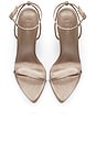 view 4 of 4 Andx Satin Sandal in Taupe Crepe