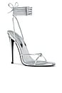 view 2 of 4 Athens Lace Up Heel in Silver