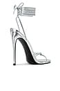 view 3 of 4 Athens Lace Up Heel in Silver