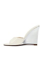 view 5 of 5 SANDALIA CUÑA BECCA in Cream & Silver