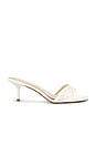 view 1 of 5 SANDALIA CON TACÓN MONACO in White