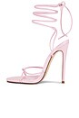 view 5 of 5 Athens Lace Up Heels in Light Pink