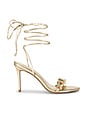 view 1 of 5 x REVOLVE Barely There Lace Up Heel in Gold