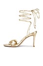 view 5 of 5 x REVOLVE Barely There Lace Up Heel in Gold
