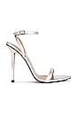 view 1 of 5 The Ford Sandal in Silver Snakeskin