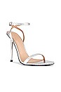 view 2 of 5 The Ford Sandal in Silver Snakeskin