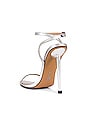 view 3 of 5 The Ford Sandal in Silver Snakeskin