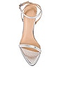 view 4 of 5 The Ford Sandal in Silver Snakeskin