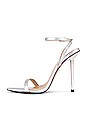 view 5 of 5 The Ford Sandal in Silver Snakeskin