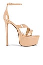 view 1 of 5 P Platform Sandal in Nude