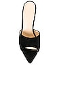 view 4 of 5 Gianni Suede Mule in Black