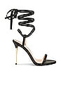 view 1 of 5 Athena Lace Up Sandal in Black