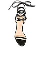 view 4 of 5 Athena Lace Up Sandal in Black