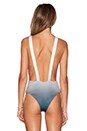 view 3 of 3 Mikey Swimsuit in Blue Ombre