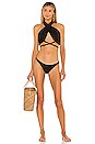 view 4 of 5 HAUT DE MAILLOT DE BAIN LUCIAN in Black