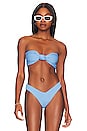 view 1 of 4 Hunter Bikini Top in Sea Blue