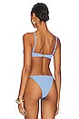 view 3 of 4 Gabriel Bikini Top in Periwinkle