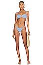 view 4 of 4 Gabriel Bikini Top in Periwinkle