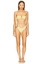 view 4 of 4 Gabriel Bikini Top in Butter