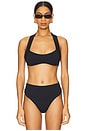 view 1 of 4 Mikey Bikini Top in Noir