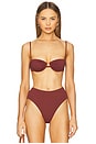 view 1 of 4 Gabriel Bikini Top in Fudge