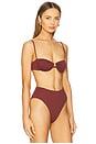 view 2 of 4 Gabriel Bikini Top in Fudge