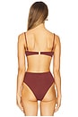 view 3 of 4 Gabriel Bikini Top in Fudge