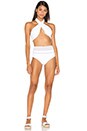 view 4 of 4 BRAGUITAS BIKINI CINTURA ALTA EDDY in White
